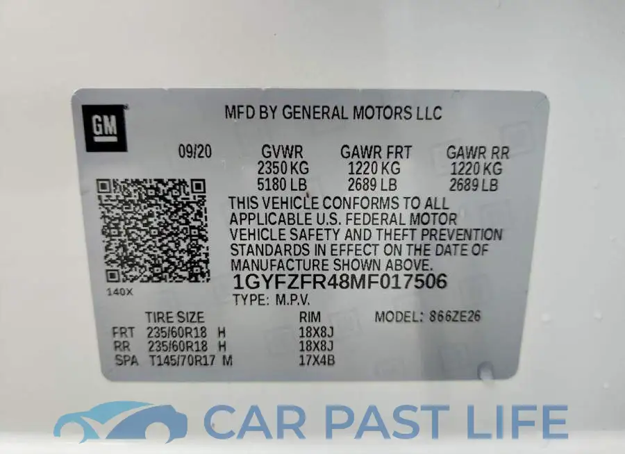 1GYFZFR48MF017506# 14