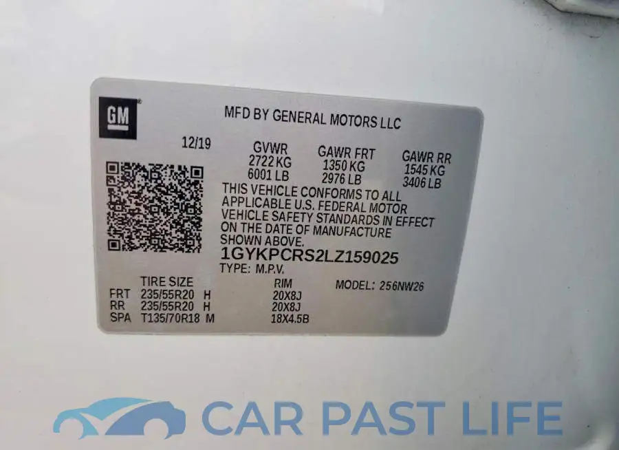 1GYKPCRS2LZ159025# 13