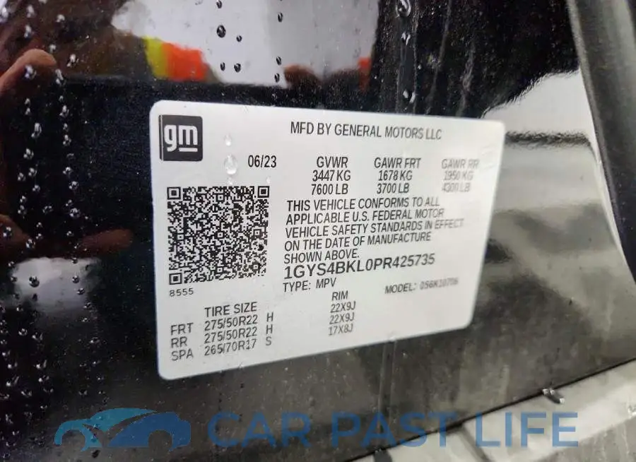 1GYS4BKL0PR425735# 13
