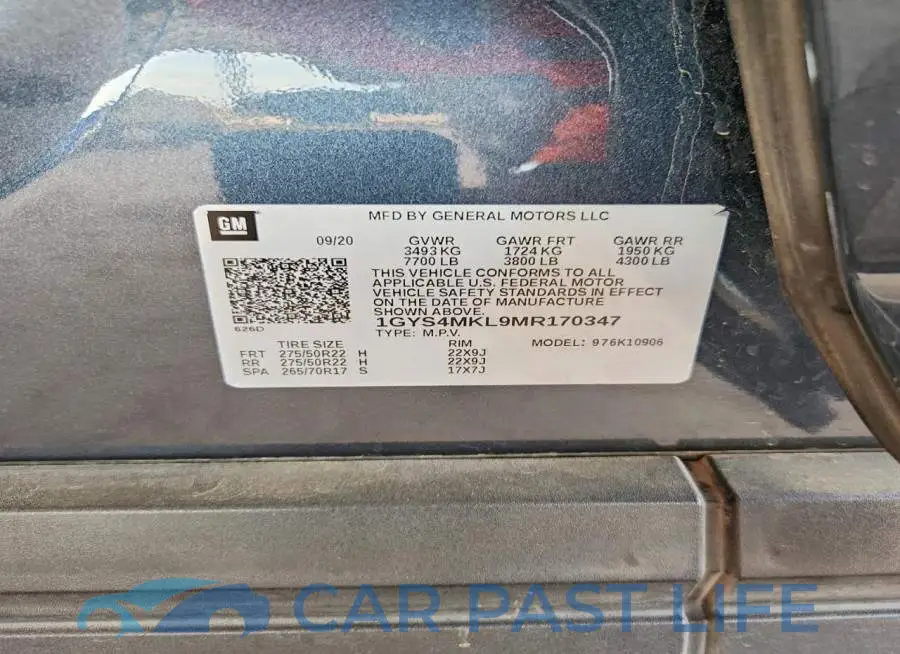 1GYS4MKL9MR170347# 13