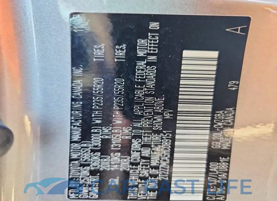 2T2ZZMCA5HC089151# 12