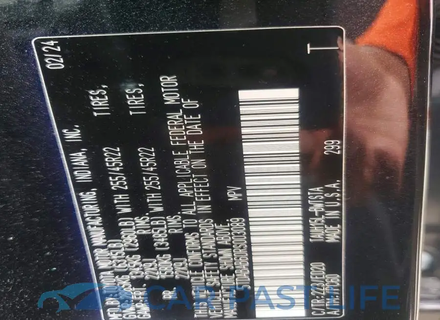 5TDABAB60RS003089# 13