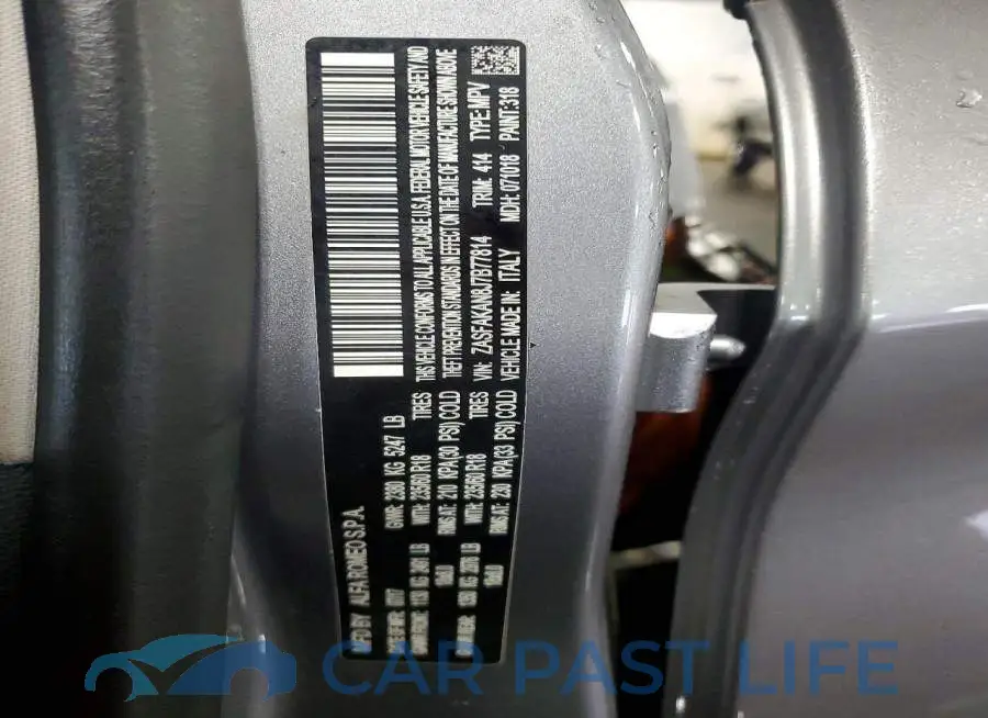 ZASFAKAN8J7B77814# 13