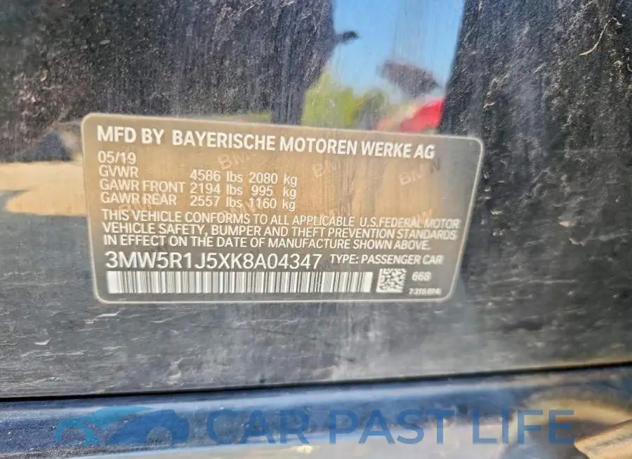 3MW5R1J5XK8A04347# 12
