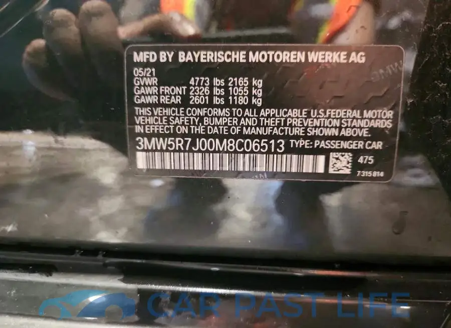 3MW5R7J00M8C06513# 12
