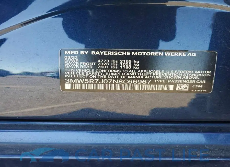 3MW5R7J07N8C66967# 12