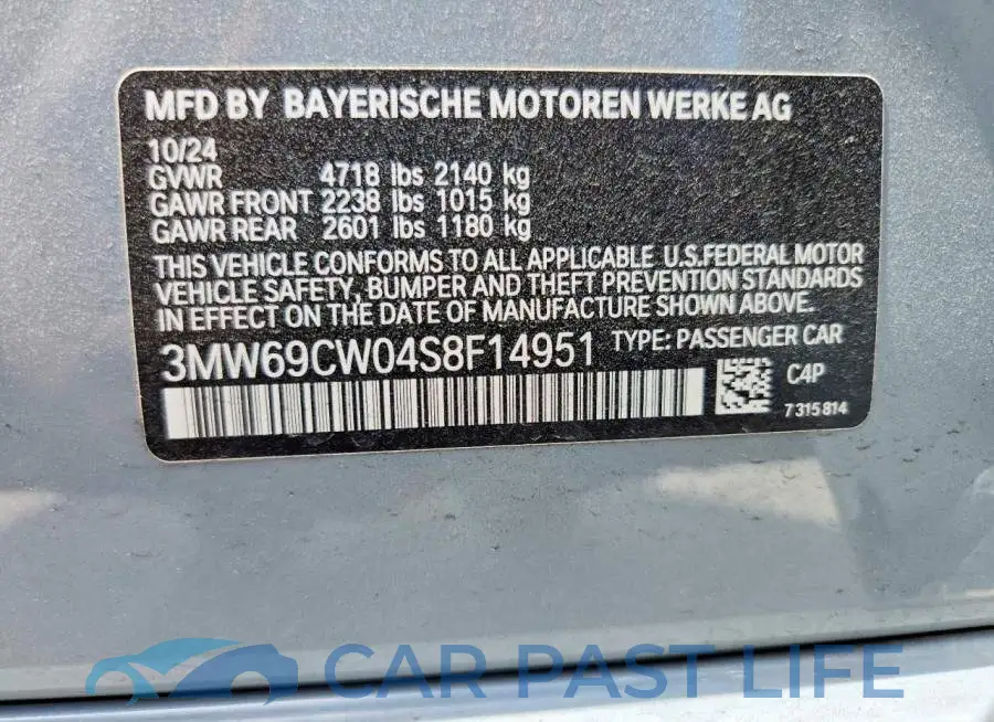 3MW69CW04S8F14951# 13