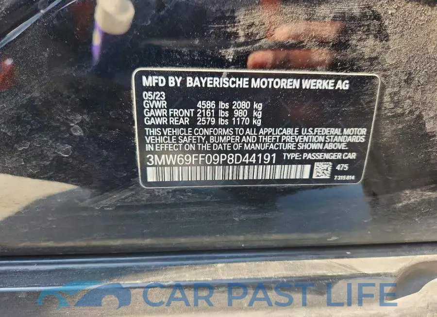 3MW69FF09P8D44191# 12