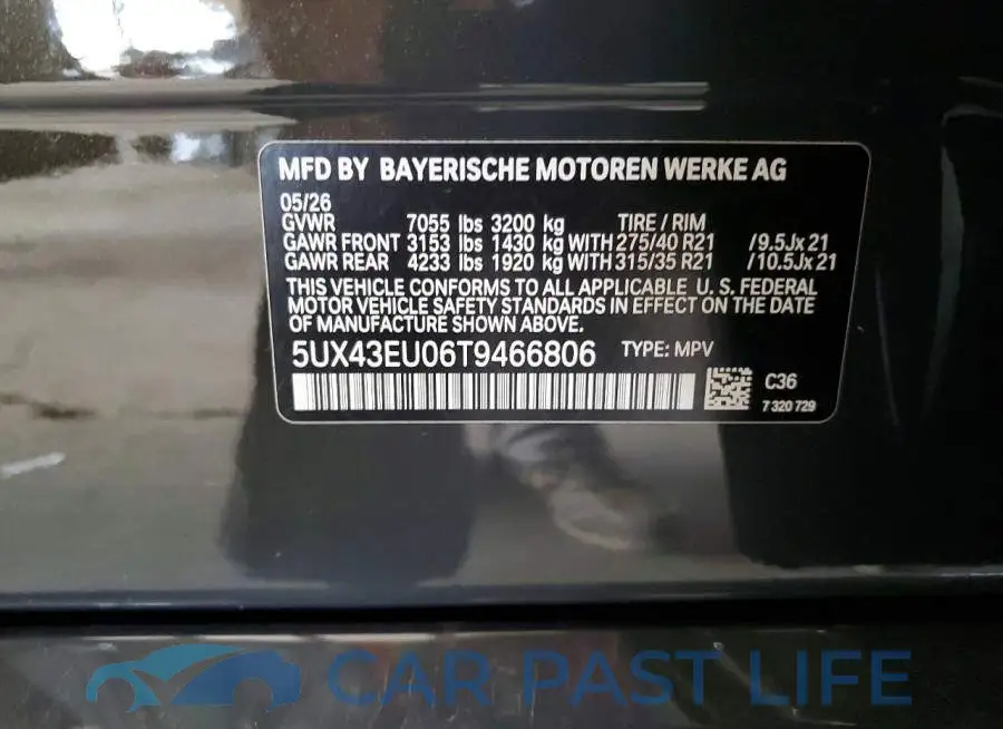 5UX43EU06T9466806# 13