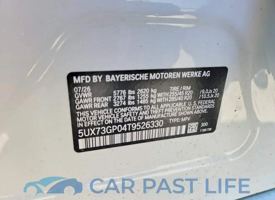 5UX73GP04T9526330# 14
