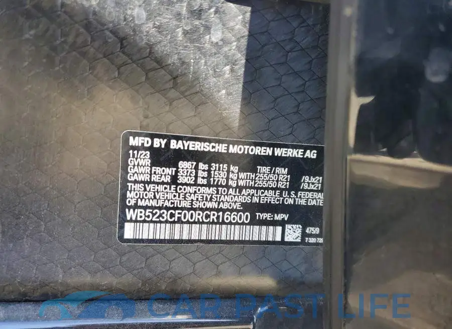 WB523CF00RCR16600# 14