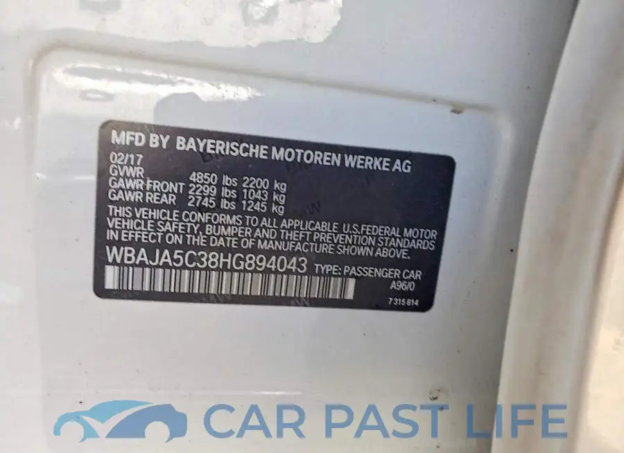 WBAJA5C38HG894043# 10