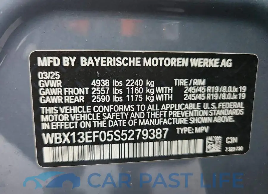 WBX13EF05S5279387# 13