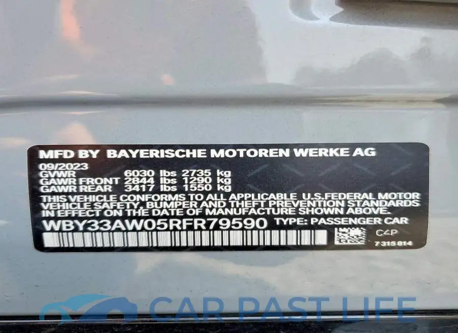 WBY33AW05RFR79590# 14