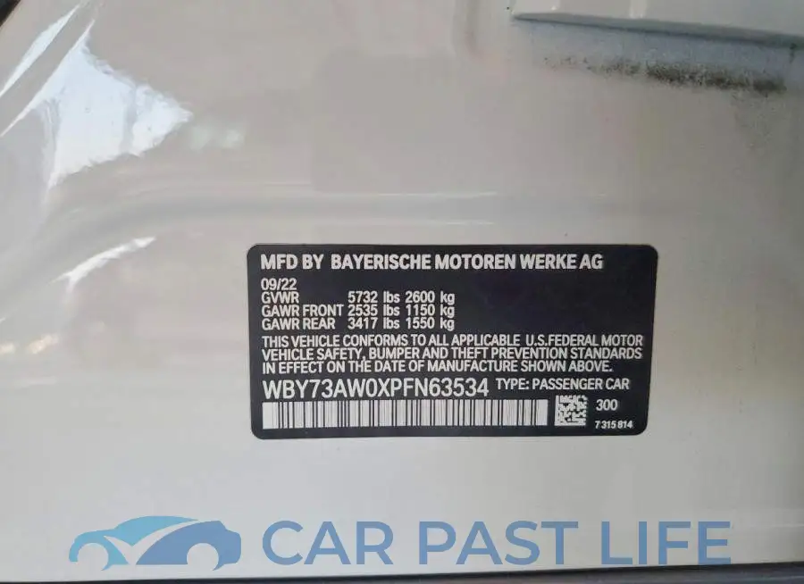 WBY73AW0XPFN63534# 12