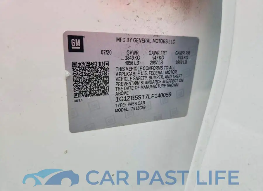 1G1ZB5ST7LF140059# 13