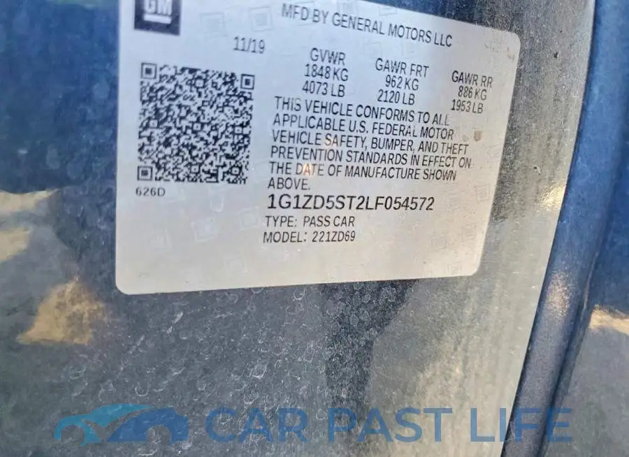 1G1ZD5ST2LF054572# 12