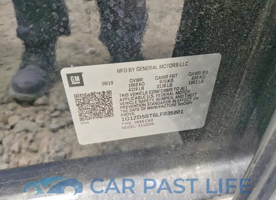 1G1ZD5ST6LF035801# 12
