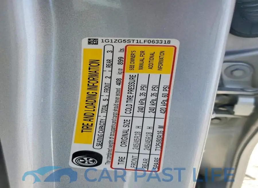 1G1ZG5ST1LF063318# 12