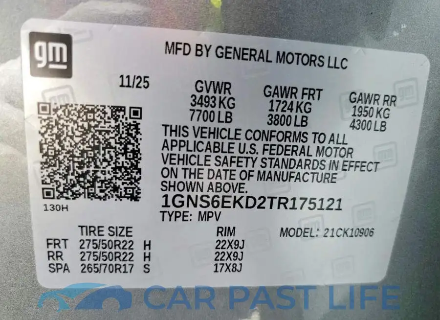 1GNS6EKD2TR175121# 14