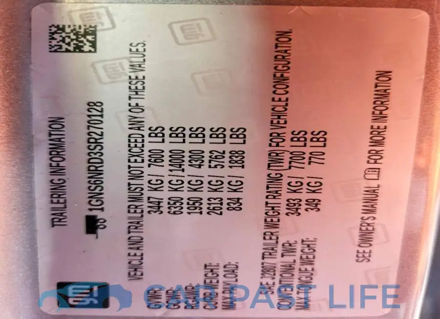 1GNS6NRD3SR270128# 14