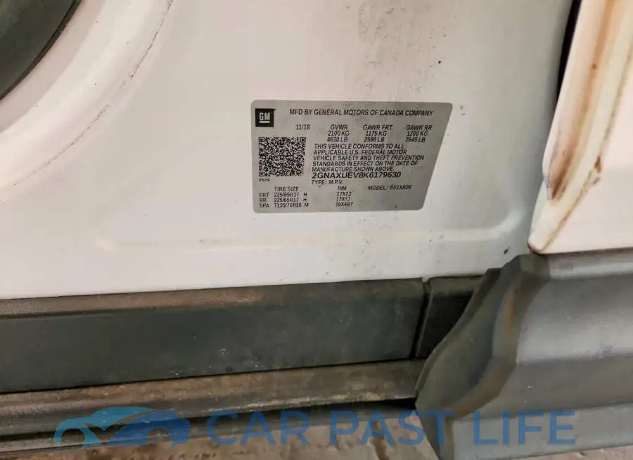 2GNAXUEV8K6179630# 13