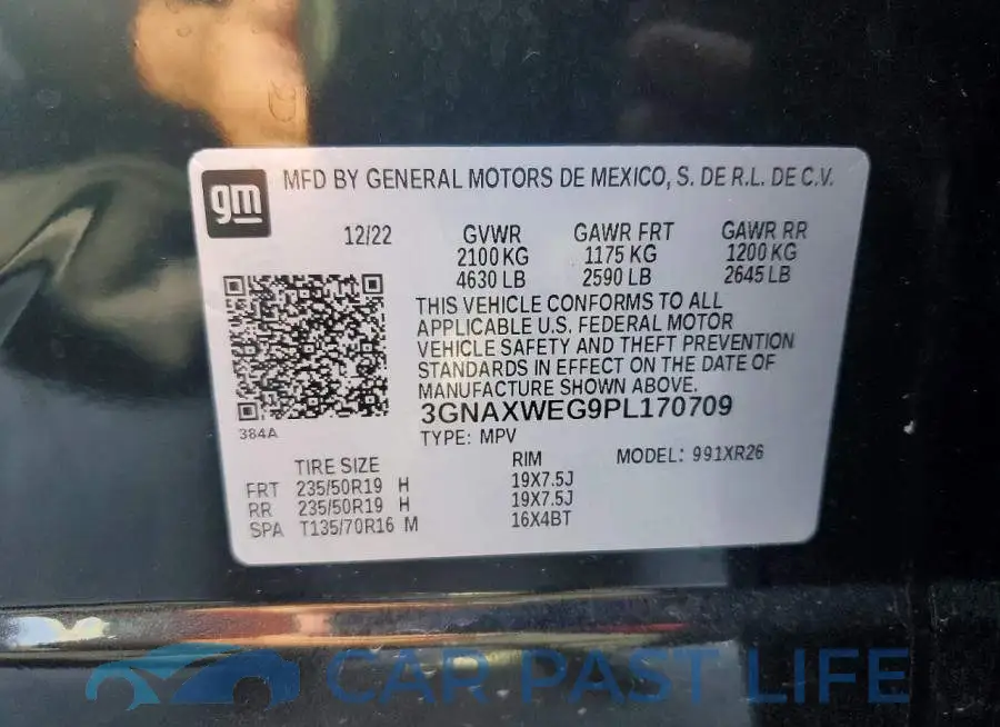 3GNAXWEG9PL170709# 13
