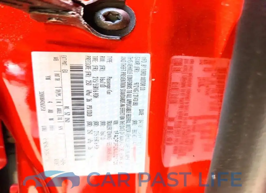 1FADP3F28JL321720# 12