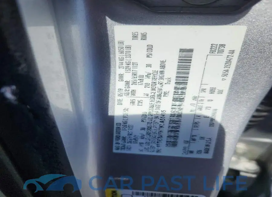1FTER4FH7KLA51495# 12