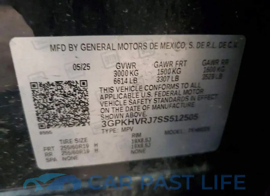 3GPKHVRJ7SS512505# 14