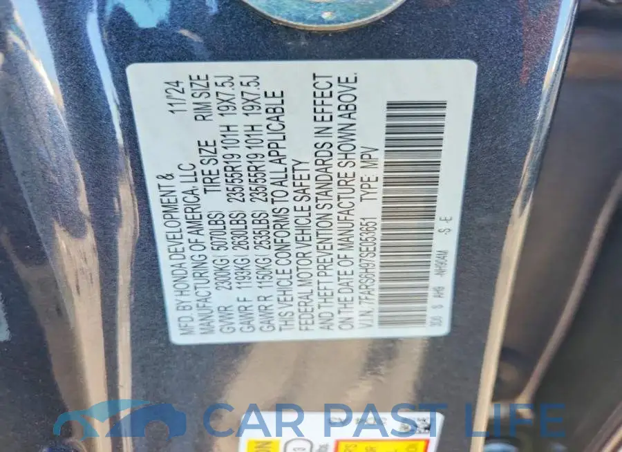 7FARS6H97SE053651# 14