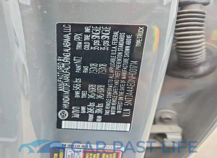 5NTJA4AE0NH001714# 12