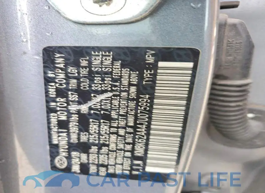 KM8K62AA4JU075994# 12