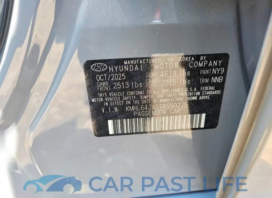 KMHL64JA6TA550775# 12