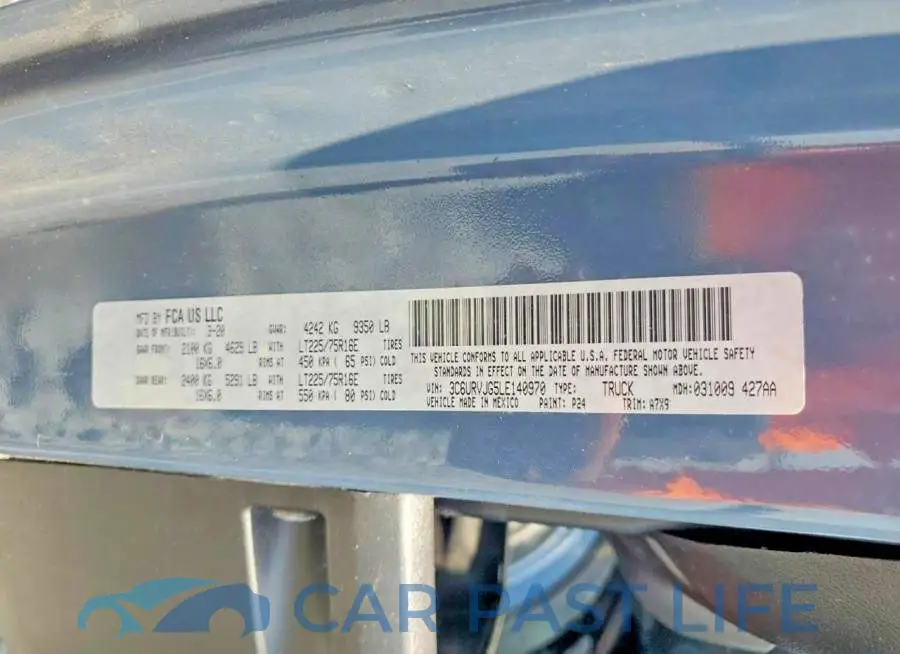 3C6URVJG5LE140970# 13