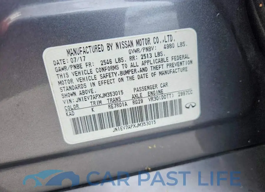 JN1EV7APXJM353015# 12