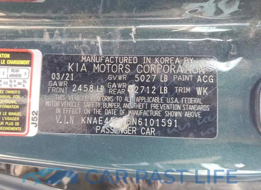 KNAE45LC6N6101591# 12