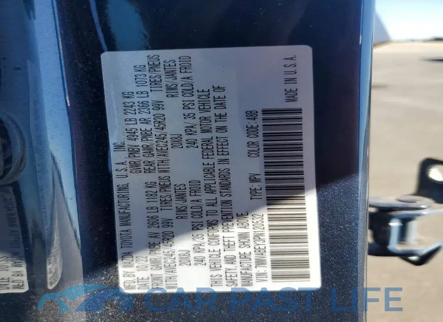 7MMVABEY3PN120532# 13
