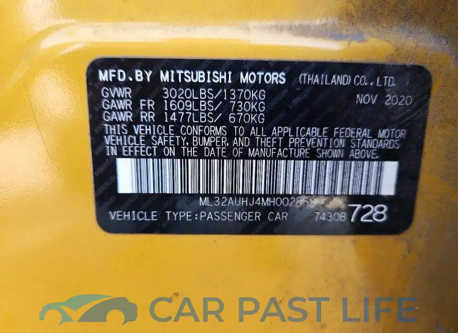 ML32AUHJ4MH002869# 12
