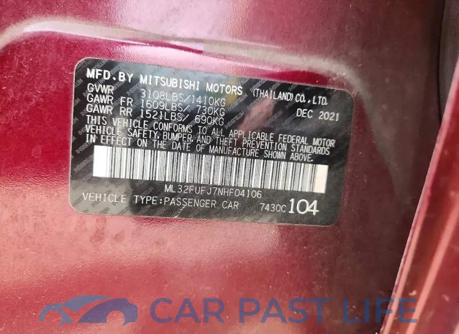ML32FUFJ7NHF04106# 12