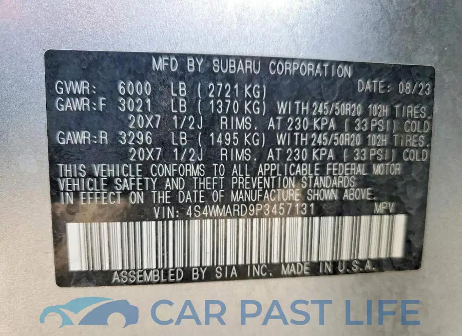 4S4WMARD9P3457131# 14