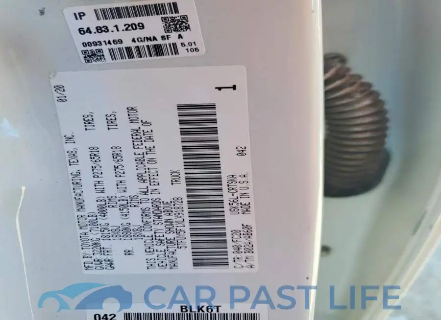 5TFUY5F1XLX918728# 12