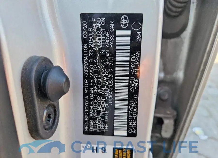JTDKARFU5L3121713# 12