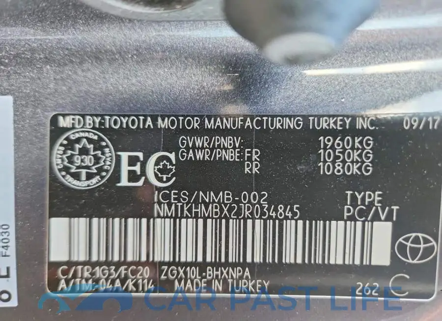 NMTKHMBX2JR034845# 13