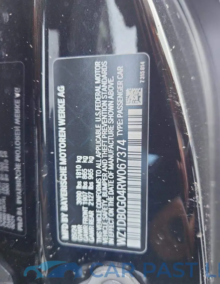 WZ1DB0G04RW067374# 12