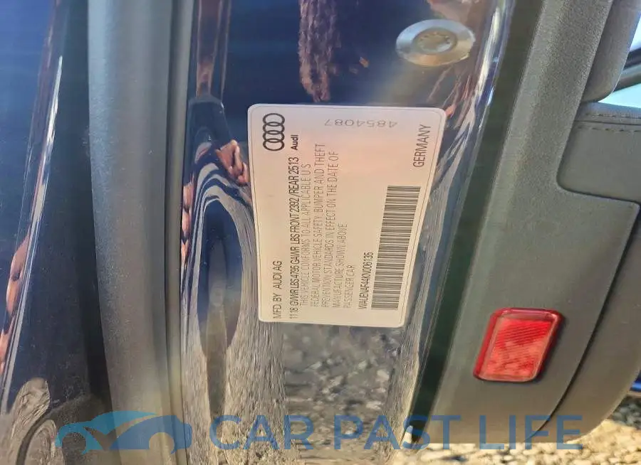 WAUENAF44KN006135# 12