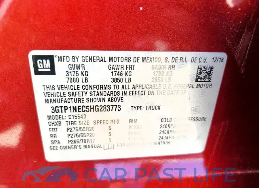3GTP1NEC5HG283773# 12