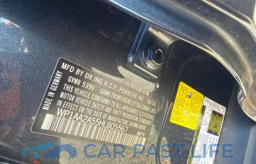 WP1AA2A55HLB05567# 10