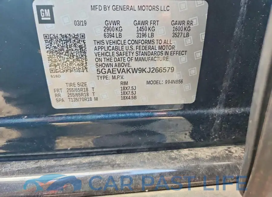 5GAEVAKW9KJ266579# 14