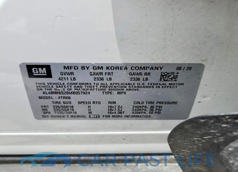 KL4MMBS28MB057924# 12